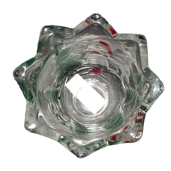 Mikasa Holiday Landscape Christmas Votive Candle Holder 3" SA610/594 NOS Candy - Picture 6 of 13